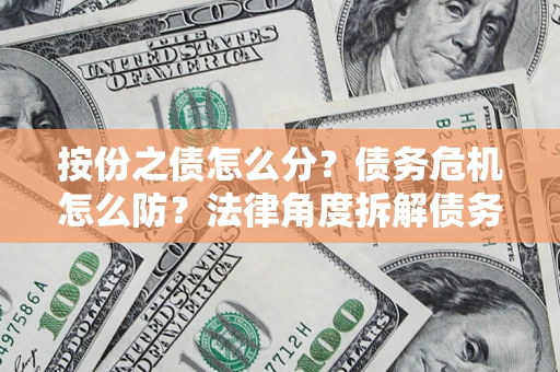 武汉按份之债怎么分？债务危机怎么防？法律角度拆解债务分配与风险自保指南