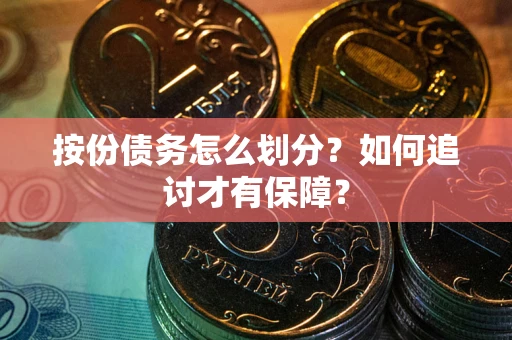 武汉按份债务怎么划分？如何追讨才有保障？