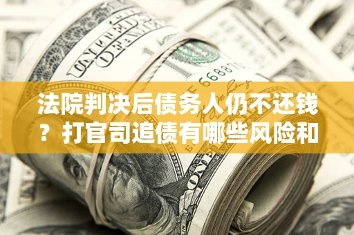 武汉法院判决后债务人仍不还钱？打官司追债有哪些风险和技巧？