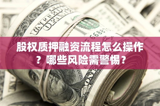 武汉股权质押融资流程怎么操作？哪些风险需警惕？