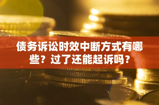 武汉债务诉讼时效中断方式有哪些？过了还能起诉吗？