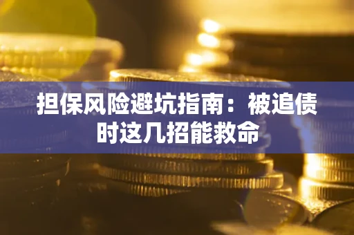 武汉担保风险避坑指南：被追债时这几招能救命
