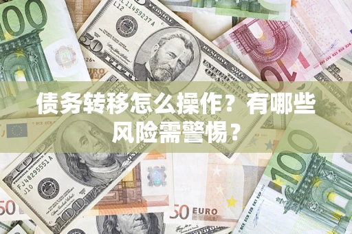 武汉债务转移怎么操作？有哪些风险需警惕？