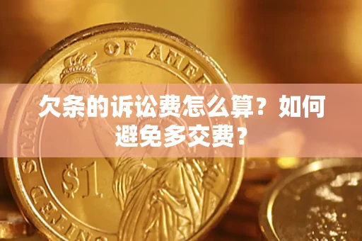武汉欠条的诉讼费怎么算？如何避免多交费？