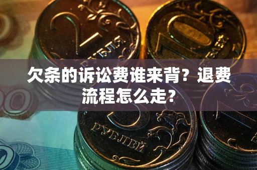武汉欠条的诉讼费谁来背？退费流程怎么走？